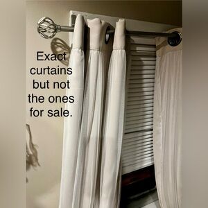 NWT Sheer Black Out Curtains